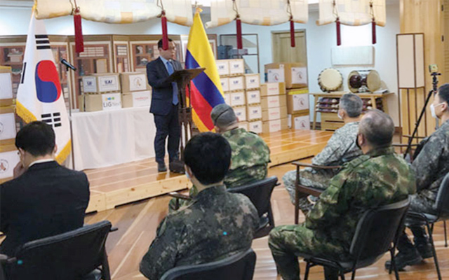 Support for Colombian veterans of the Korean War